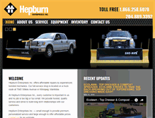 Tablet Screenshot of hepburnenterprises.com